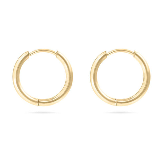 Classic Gold Huggie Earrings